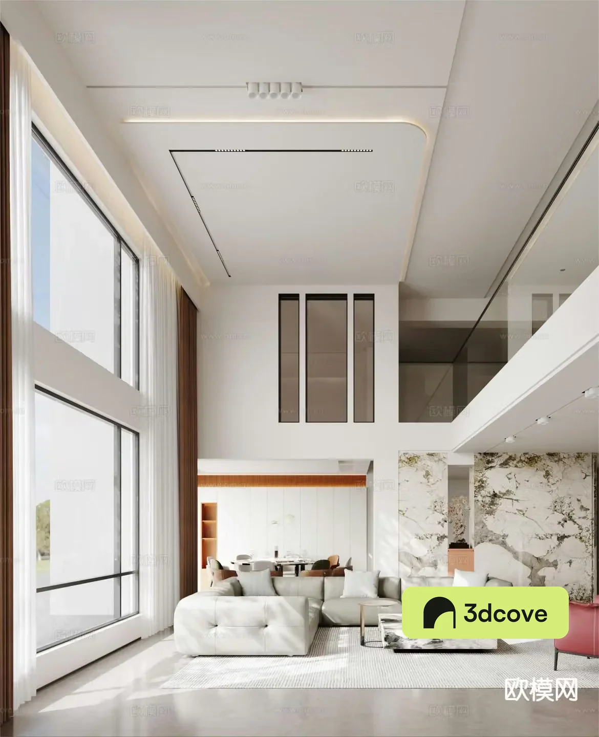 Modern villa living room