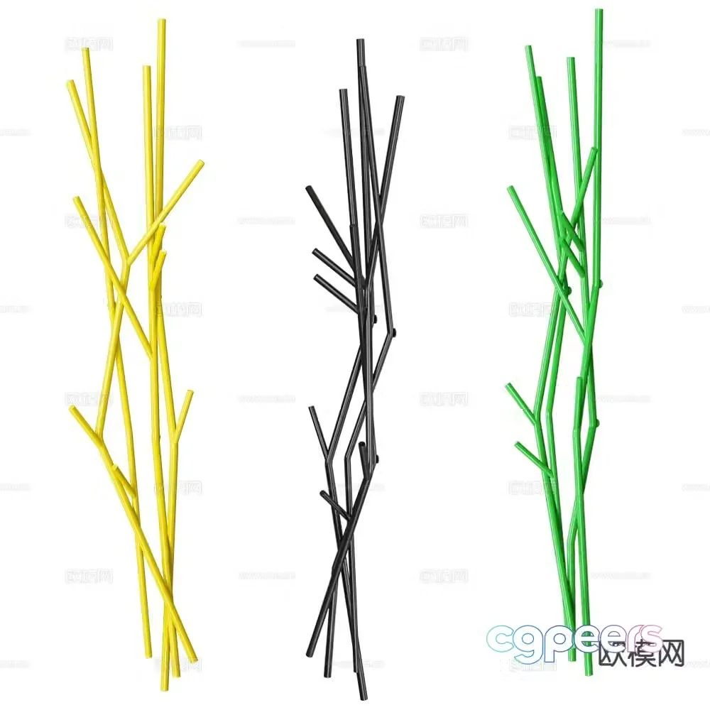 COVO colorful clothes hanger 3d model