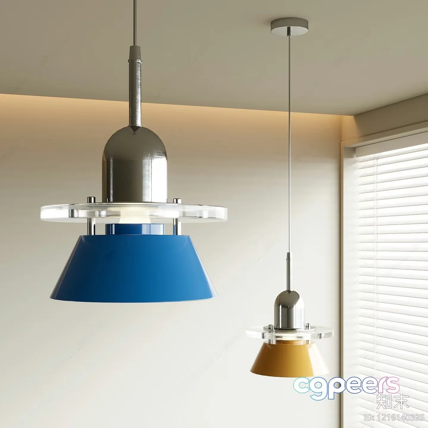 Modern Light Fixtures 3D Model – 15615 – VRAY Render