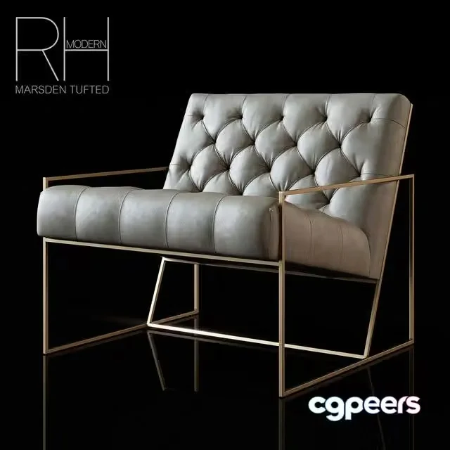 3ds Max Free – Restoration Hardware Modern – Marsden Tufted