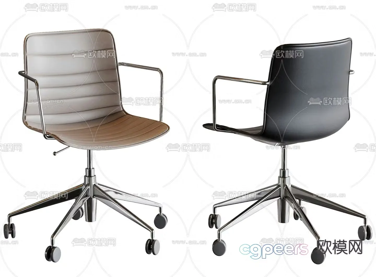 Office chair staff chair 3d model