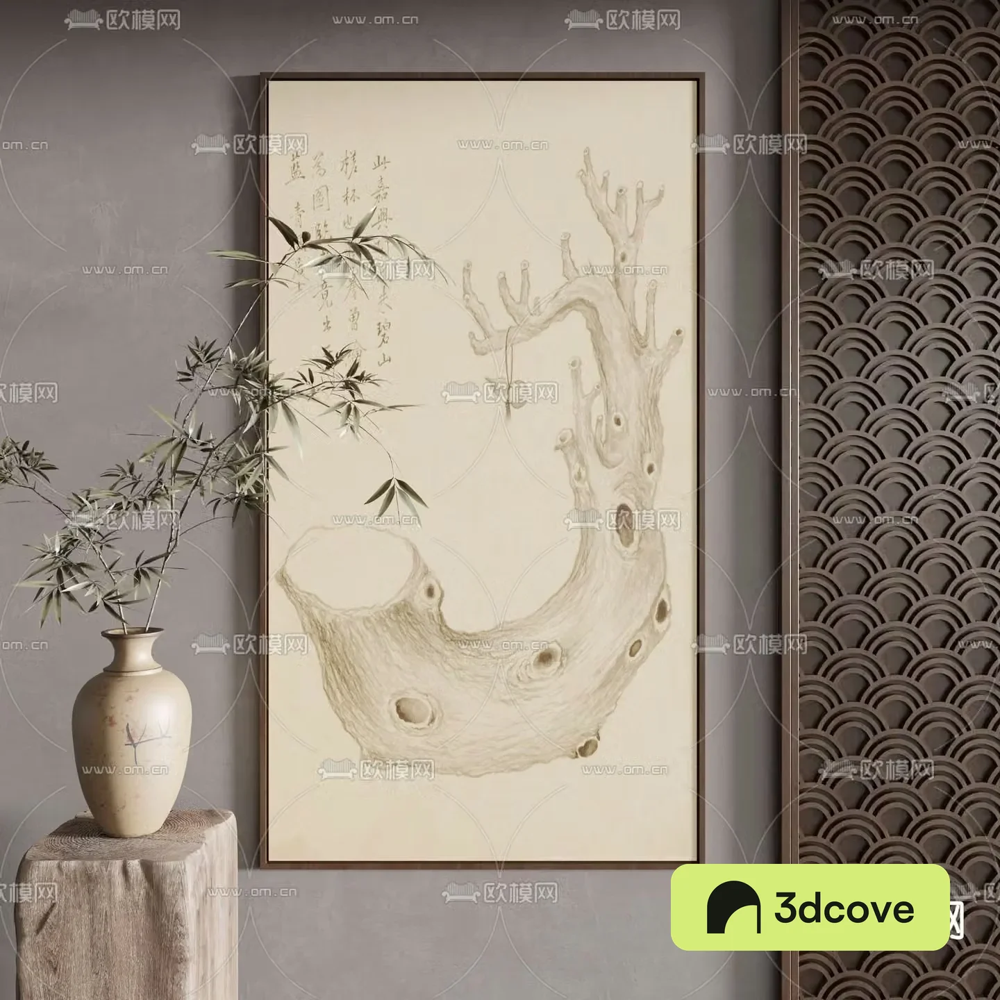 Chinese style painting Zen hanging painting Decorative painting
