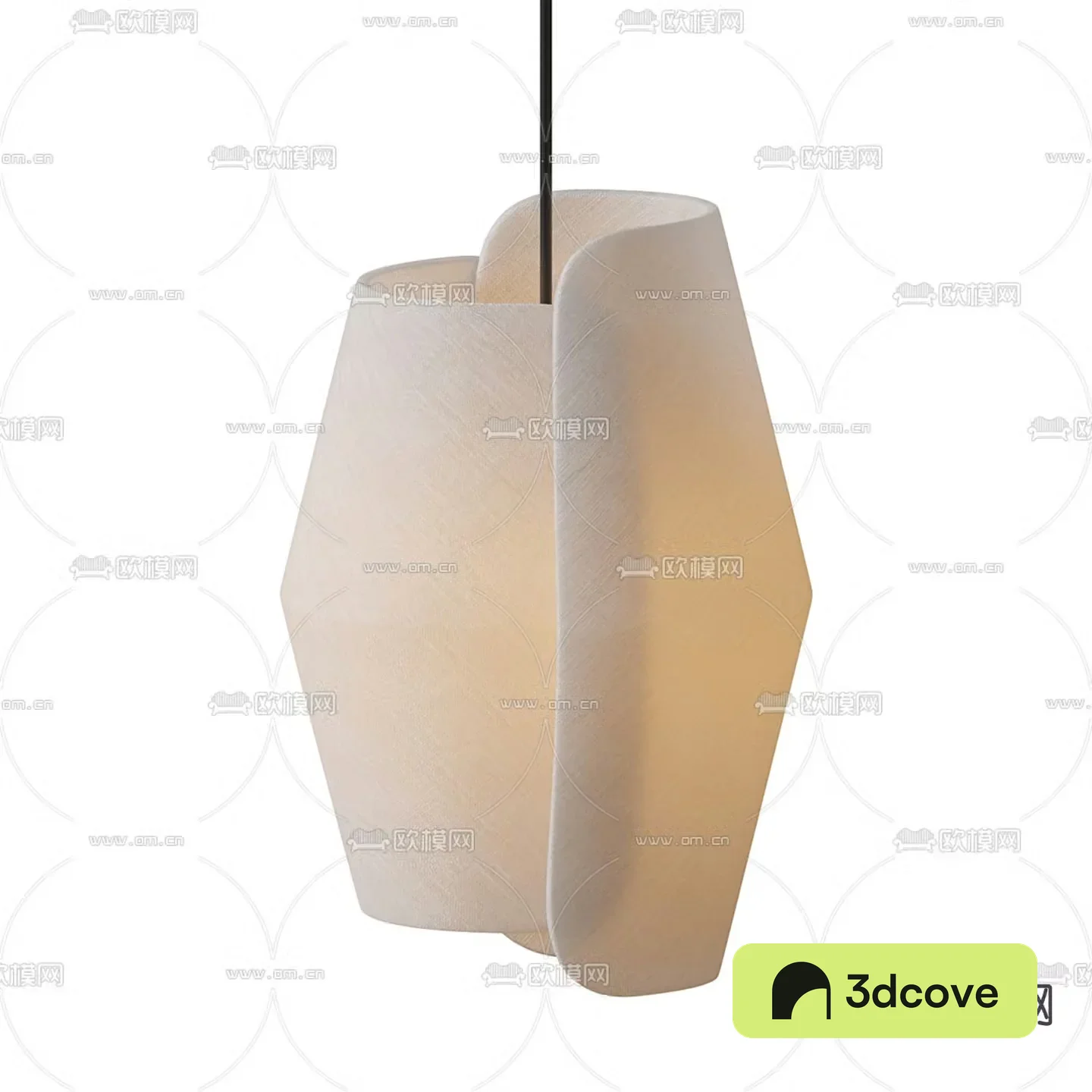 Wabi-sabi style plastic lamp creative chandelier