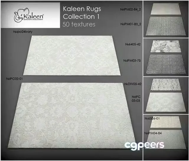 3ds Max Free – Kaleen rugs1