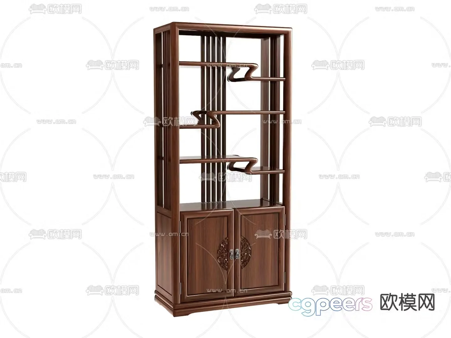 Chinese tea cabinet 3D model