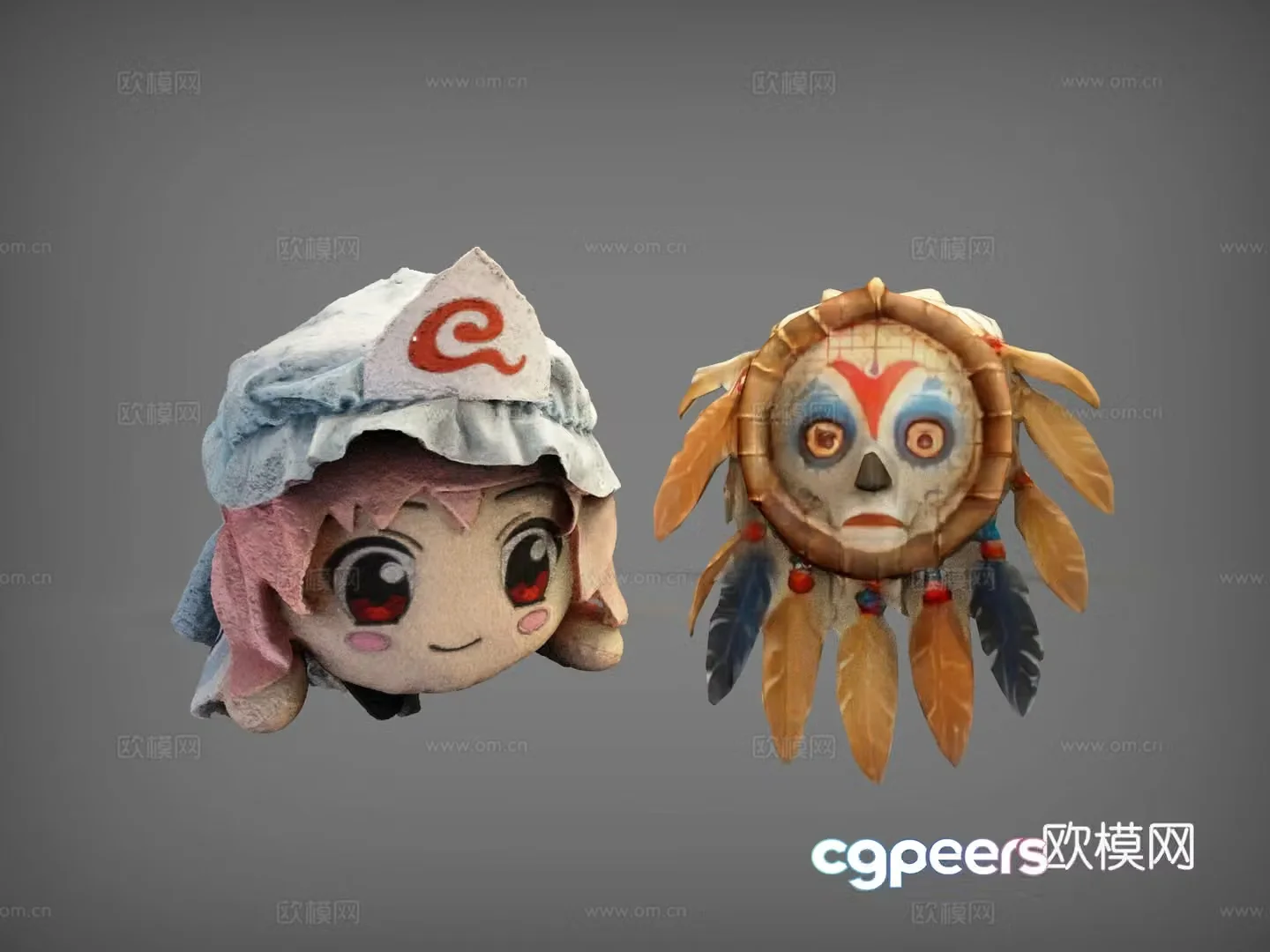Pendant Ornament Rag Doll Minority Pendant Doll 3D Model