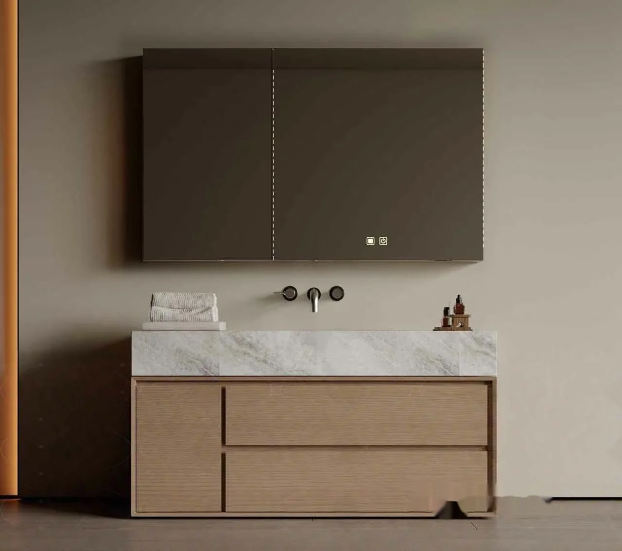 Modern Bathroom Vanity 3D Model – 8216 – CORONA Render