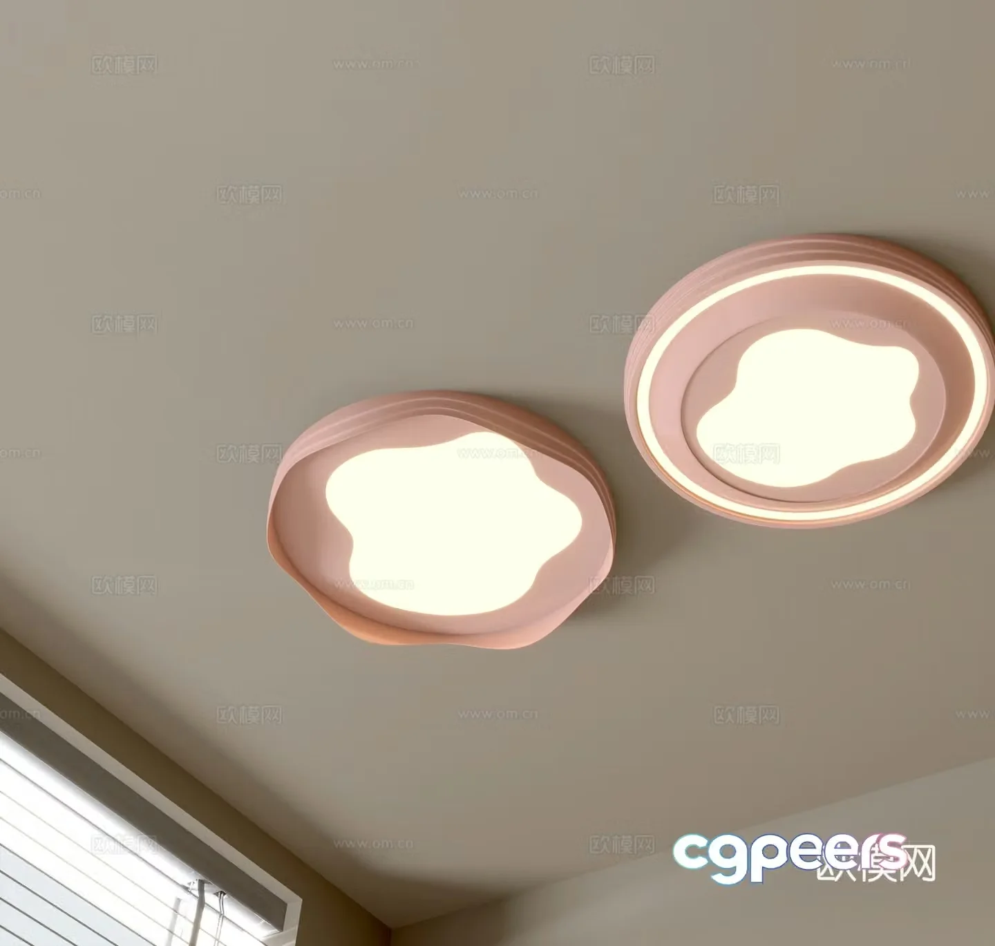 Modern ceiling lamp living room lamp 3d model