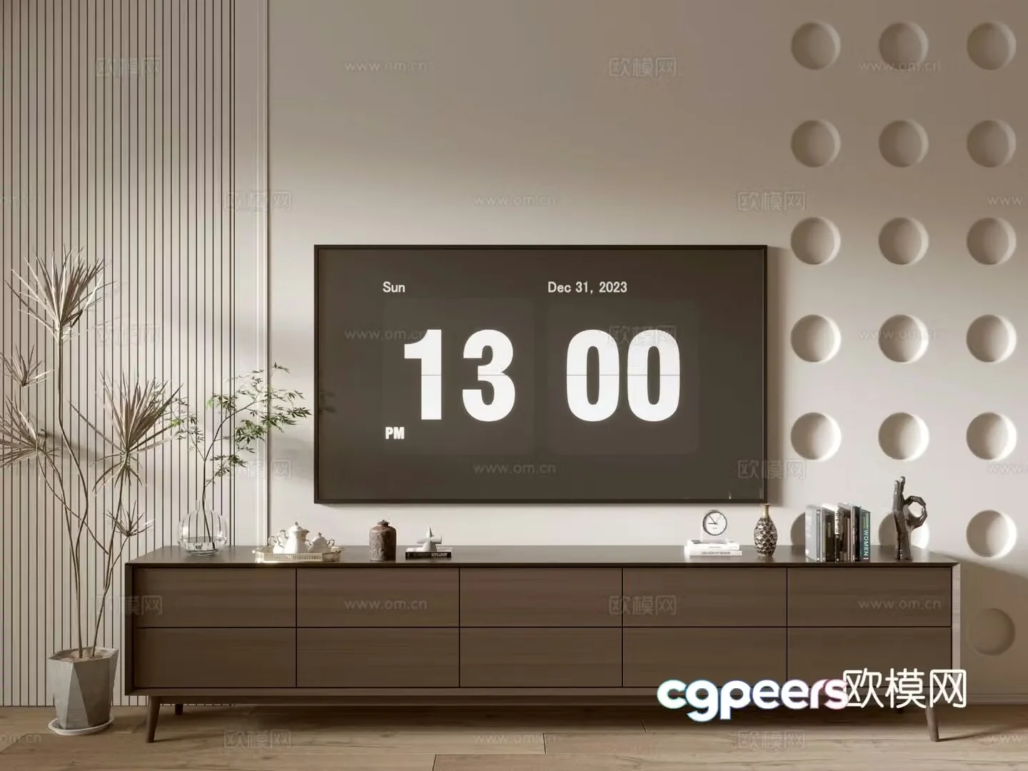 Modern TV cabinet 3d model