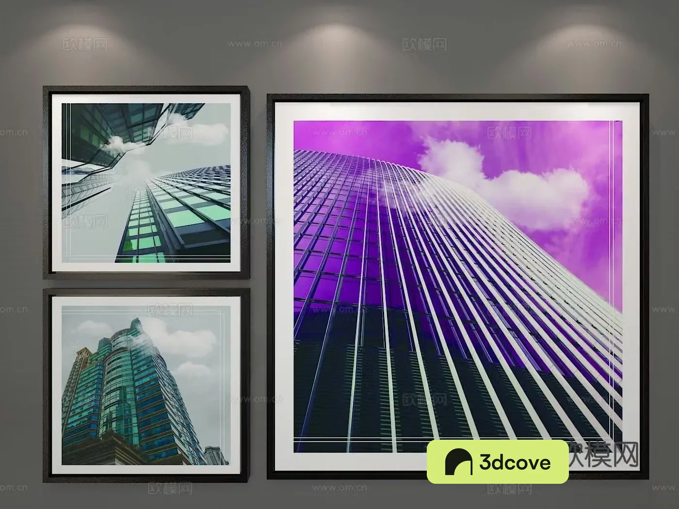 Modern architectural painting art painting decorative painting