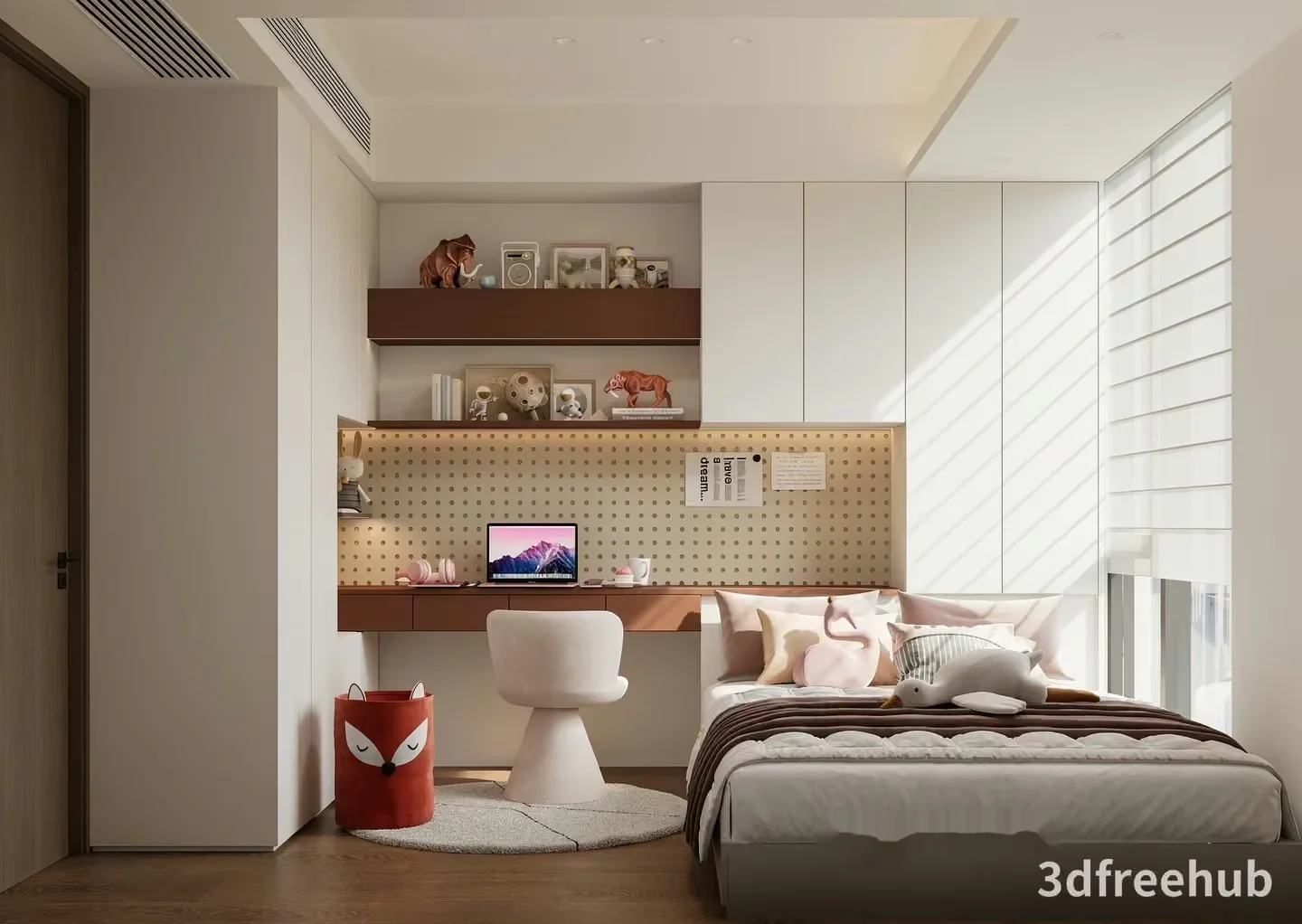 Cozy Bedroom 3D Model – 18999 – VRAY Render