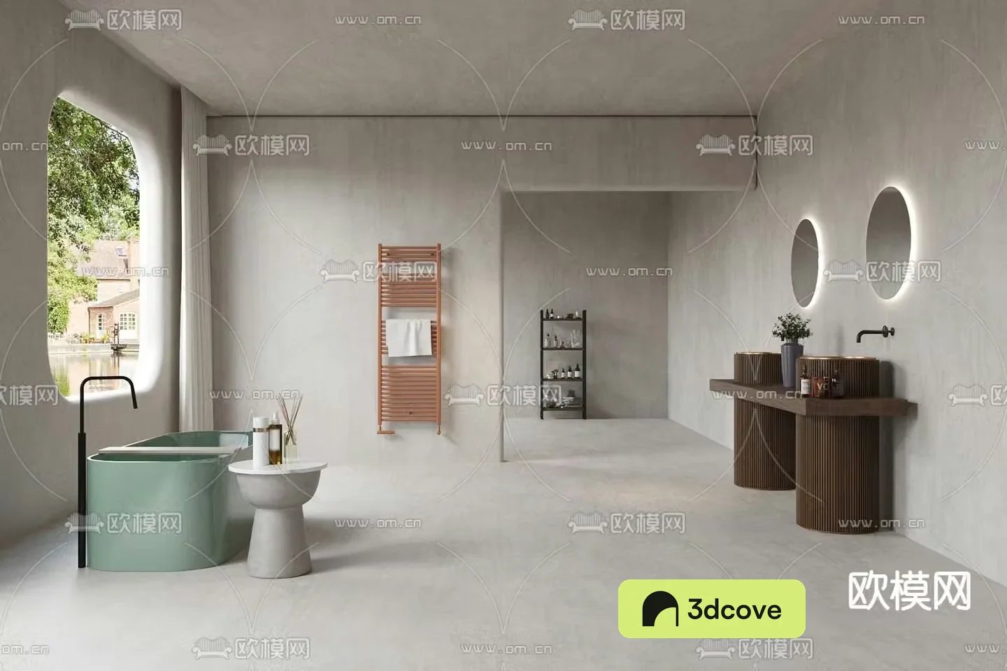 Minotti modern bathroom
