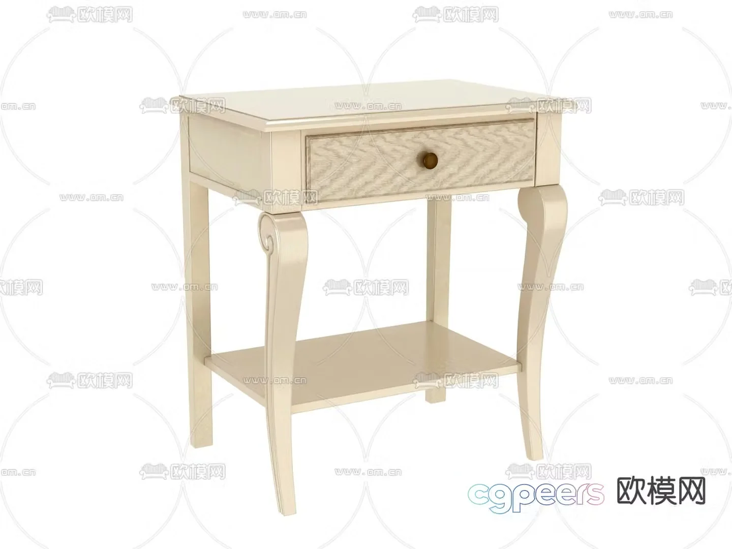 bedside table 3d model