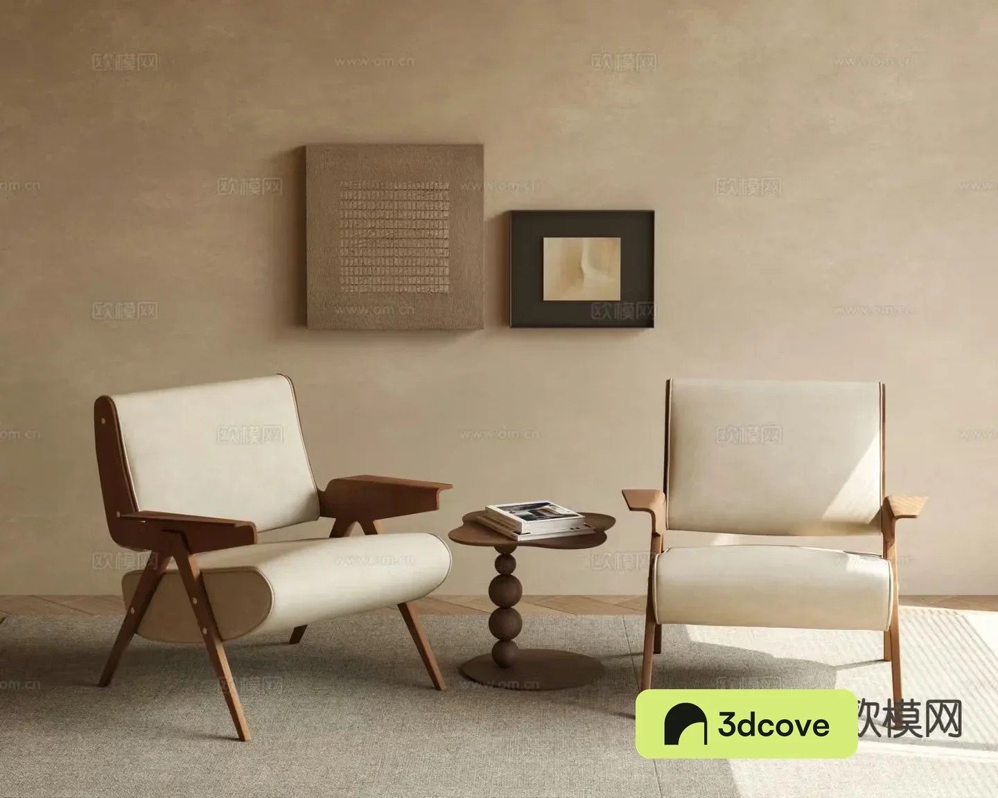 Wabi Sabi leisure table and chairs