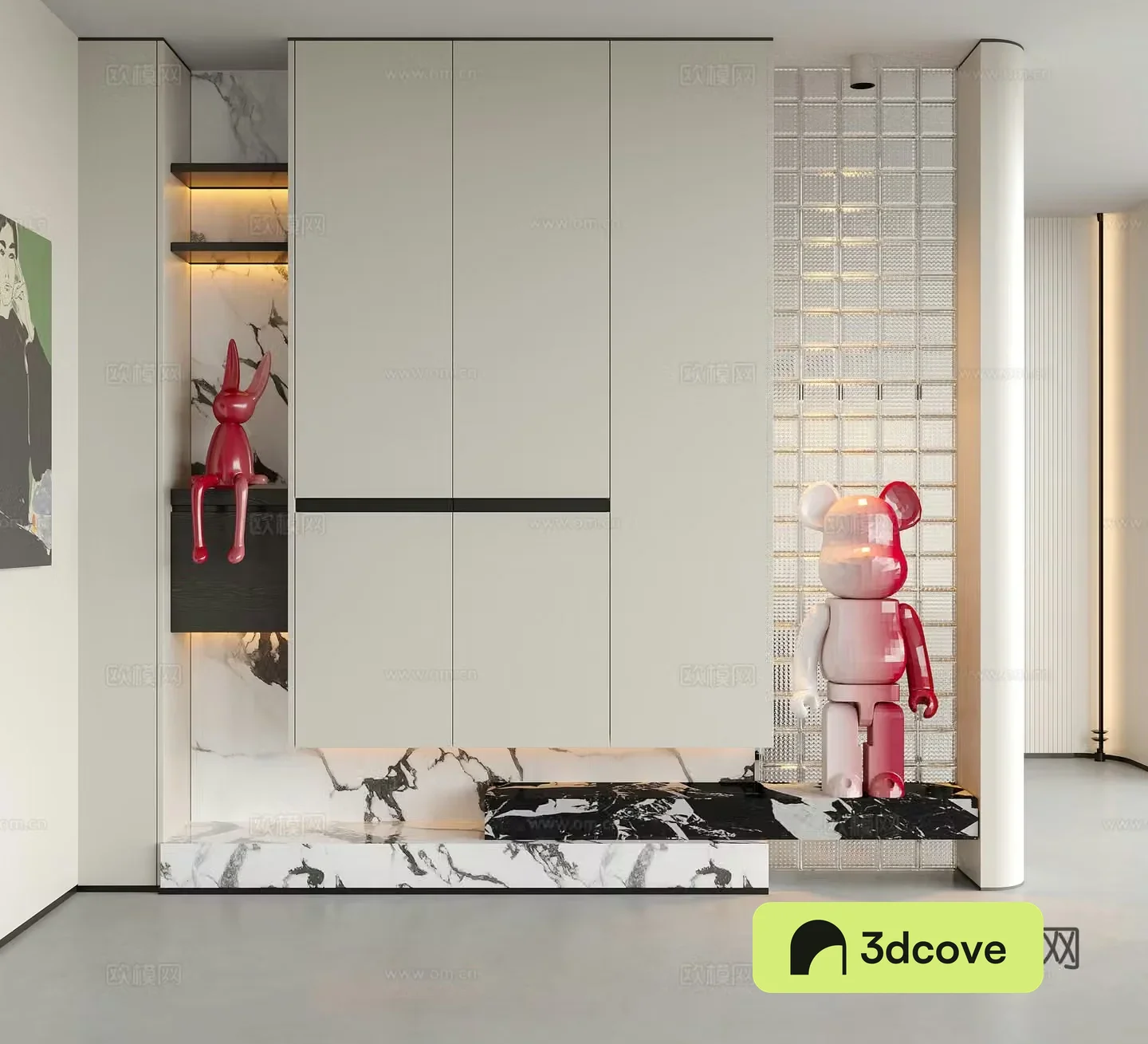 Modern decorative entrance hall sculpture ornaments entrance hall