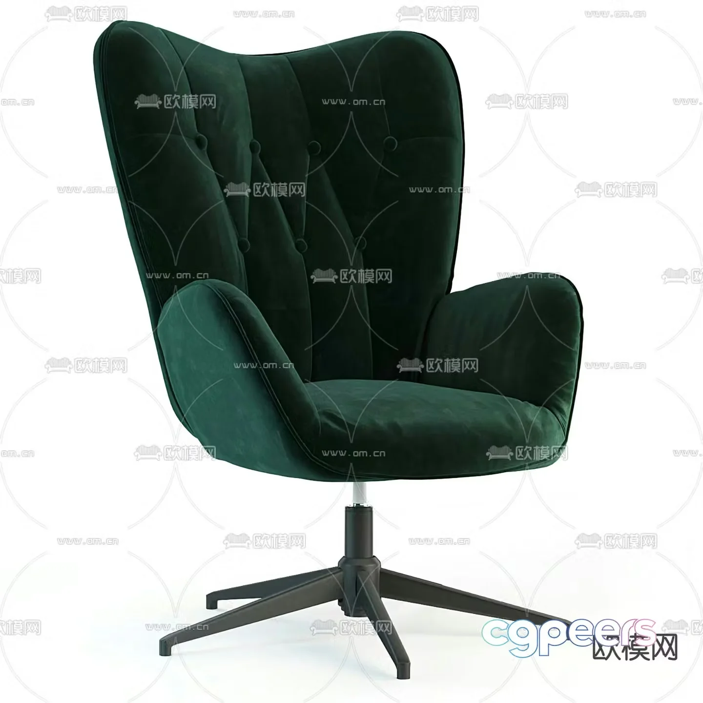 Melvin lounge chair 3d model