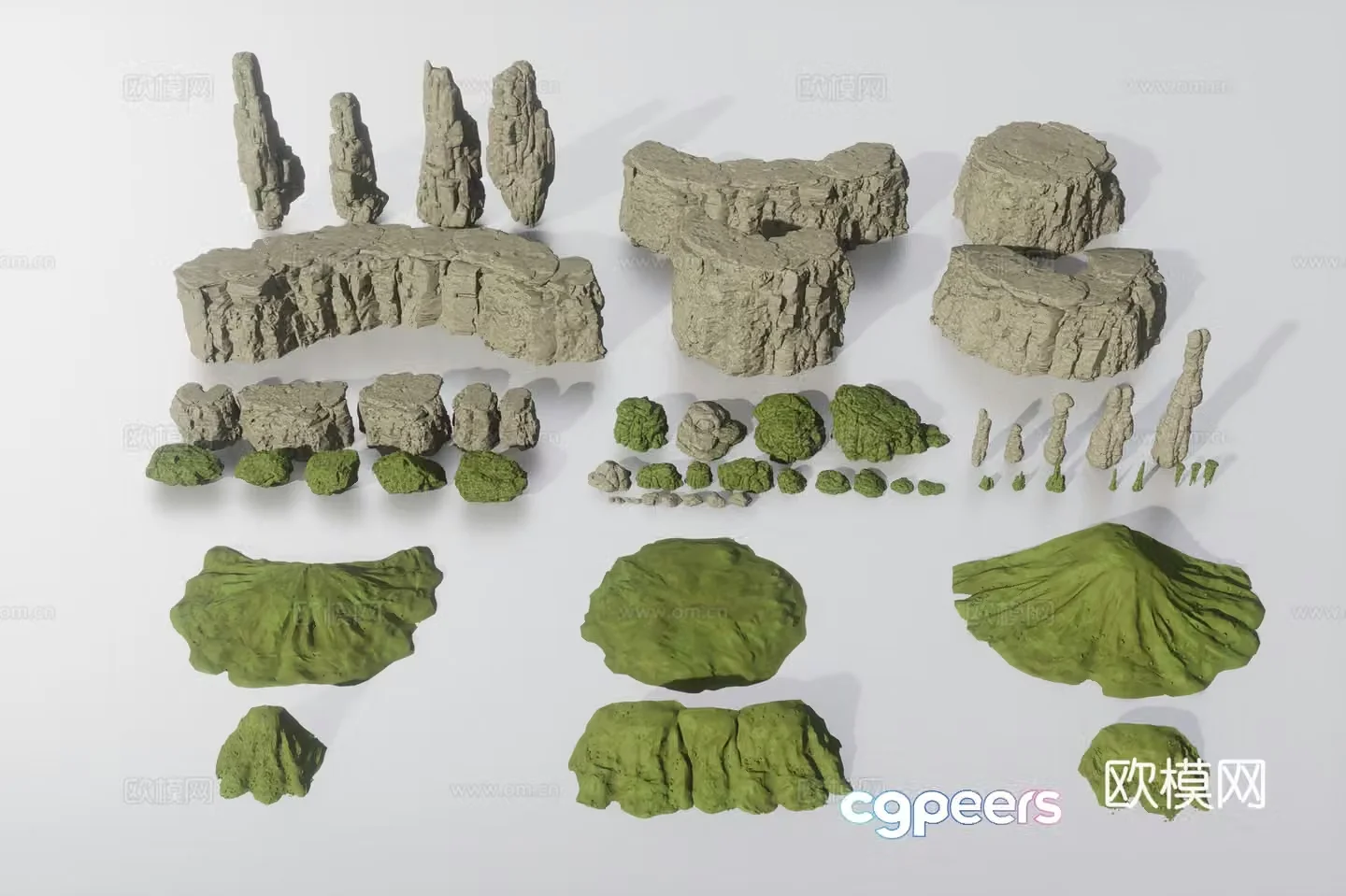 Rock stone 3d model