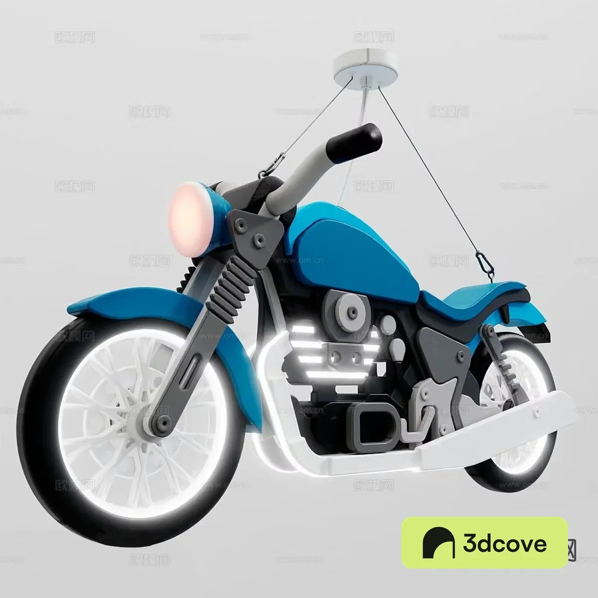 Children’s chandelier Motorcycle chandelier
