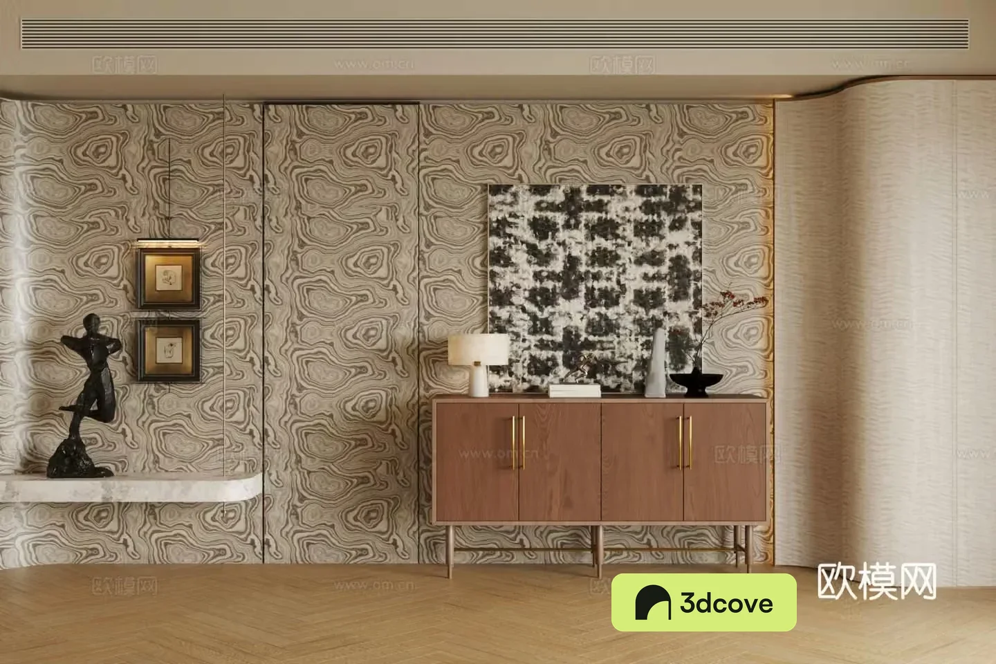 Modern Italian style entrance hall end view terrace entrance hall medieval style decorative entrance hall Haipai style entrance hall cabinet