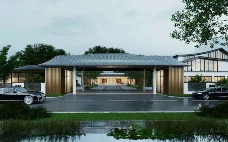 Modern Entrance Way 3D Model – 665 – VRAY Render
