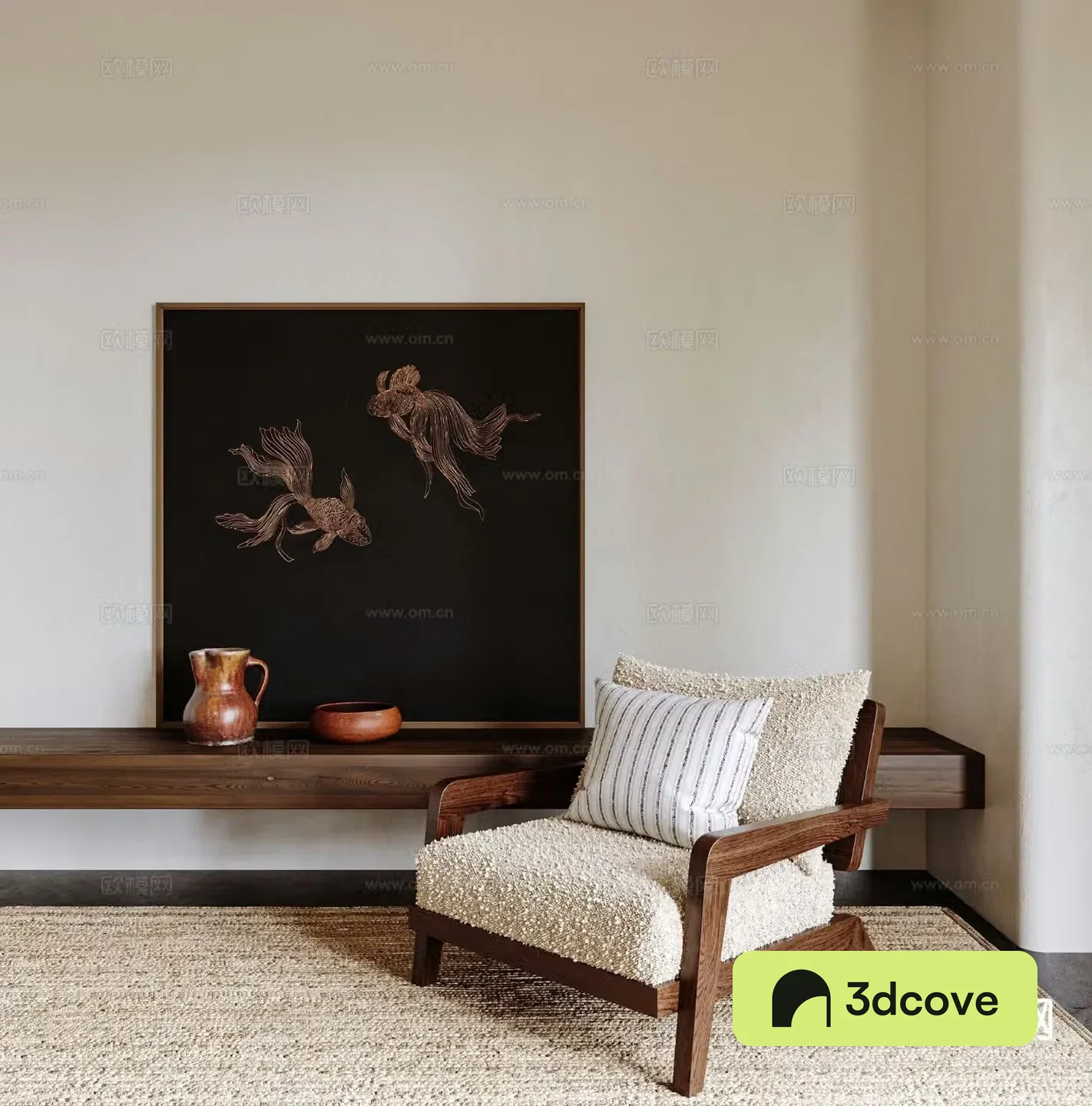 Wabi-sabi chair leisure chair