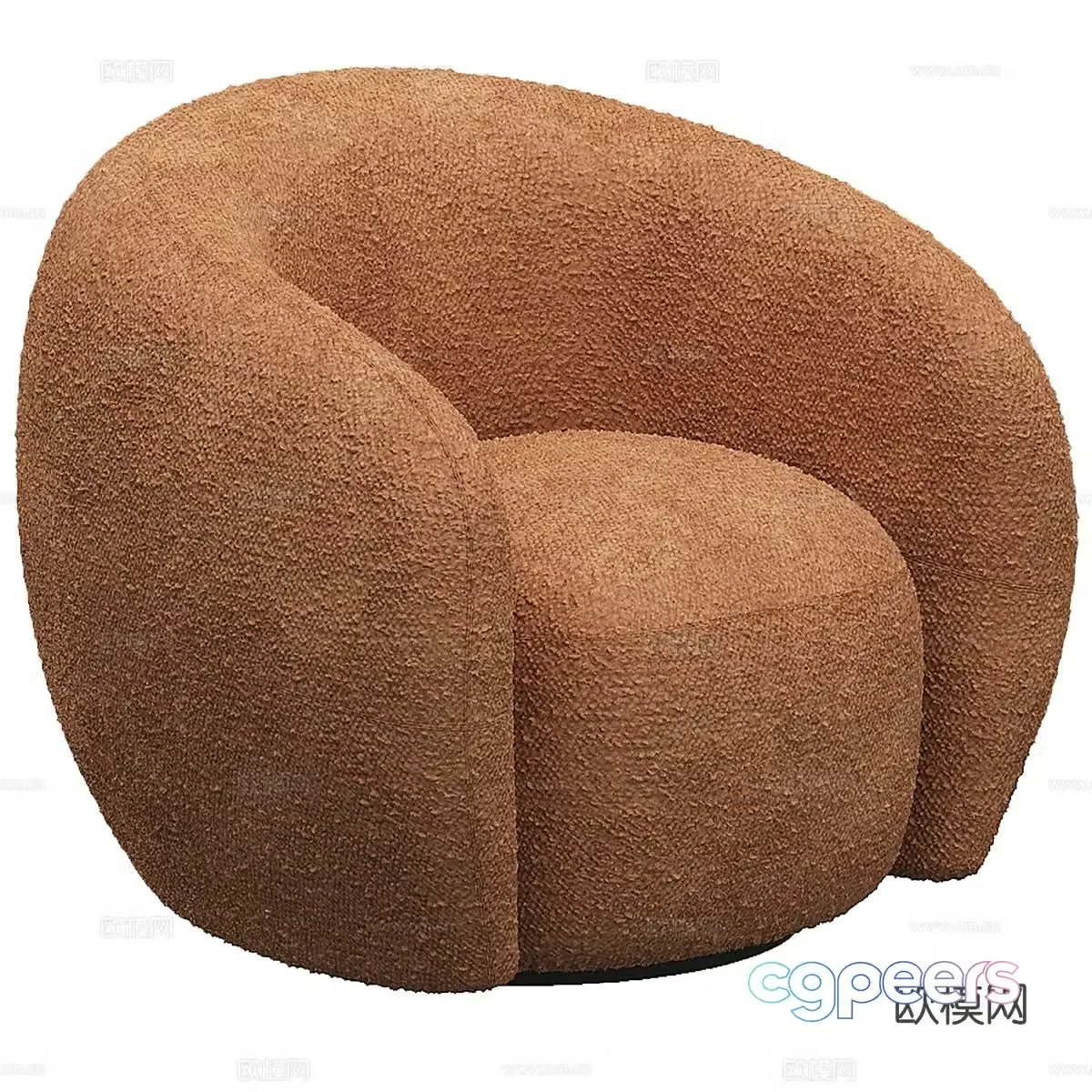 Single sofa leisure sofa 3d model