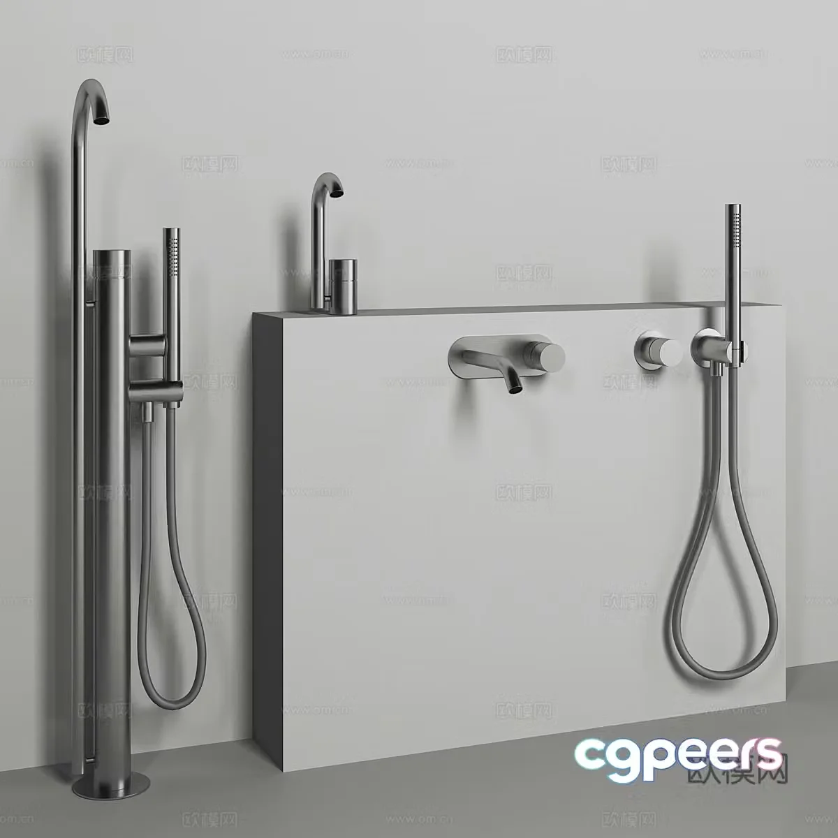 faucet shower head 3d model