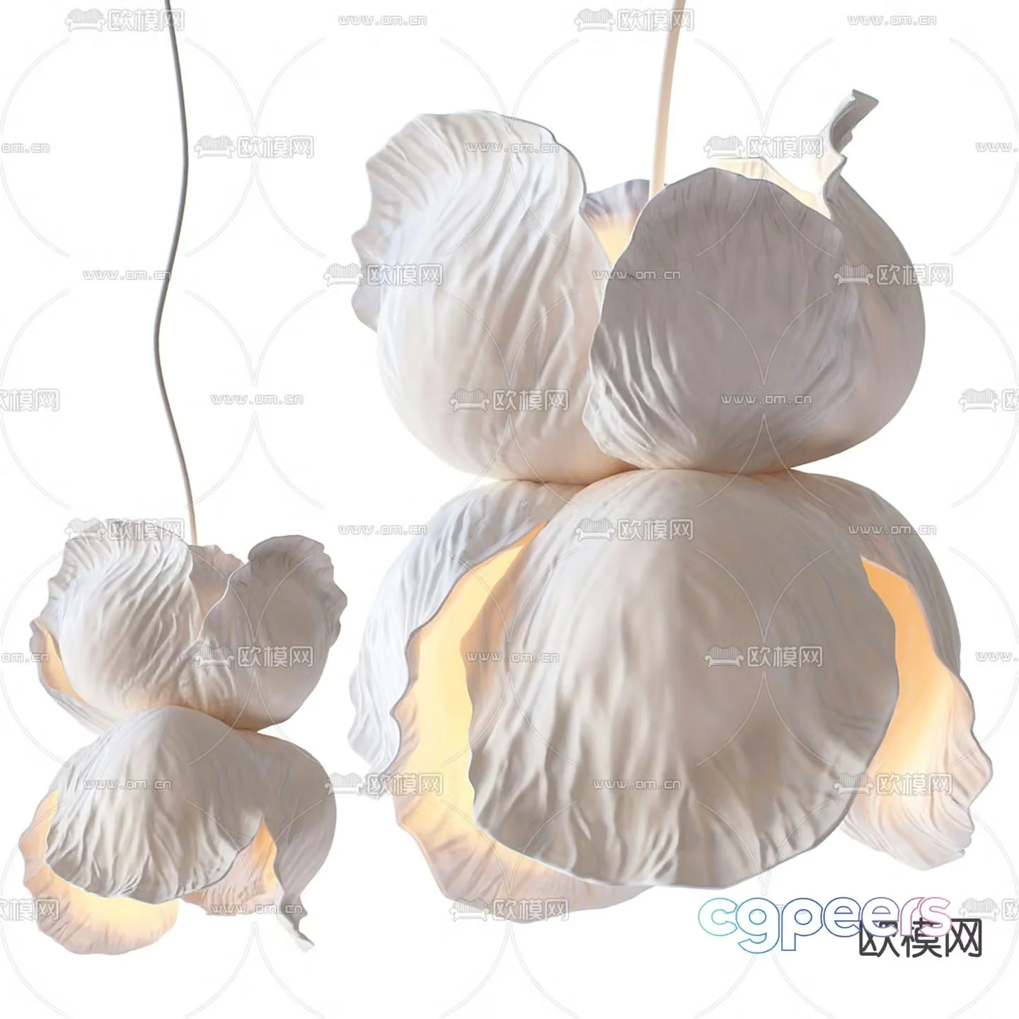 Mathieu Lehanneur bud chandelier 3d model