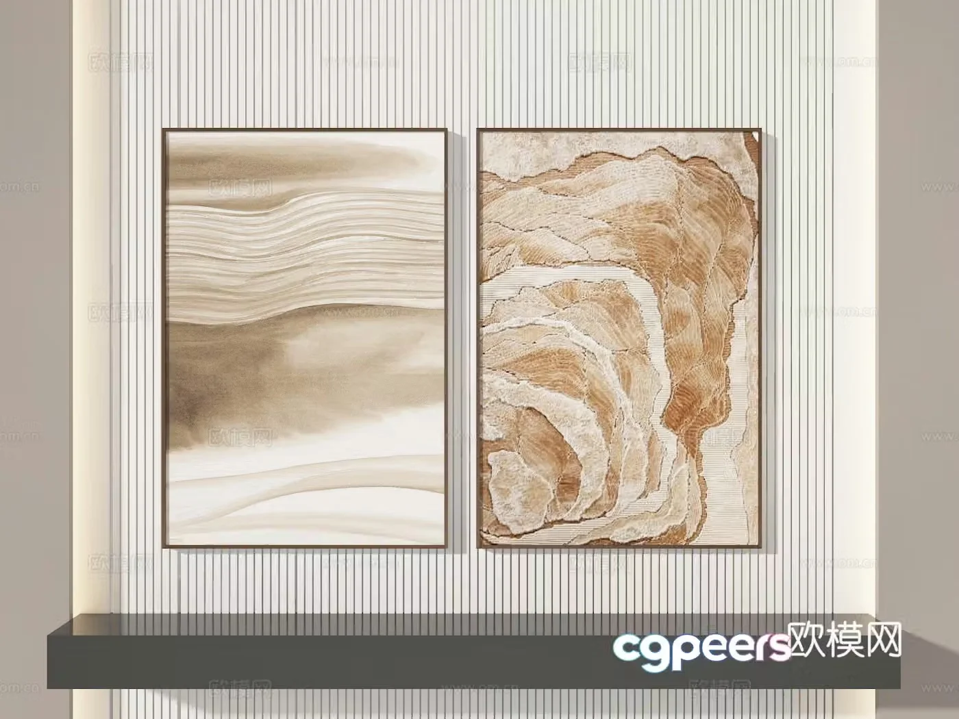 Texture painting decorative painting 3d model