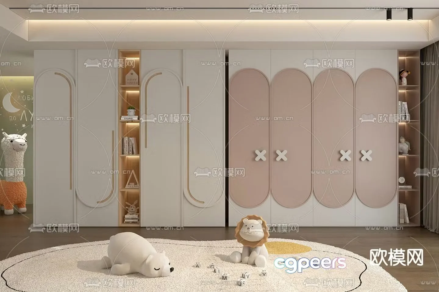 Children’s wardrobe 3d model