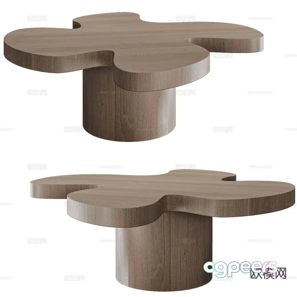 Modernature special-shaped coffee table 3d model
