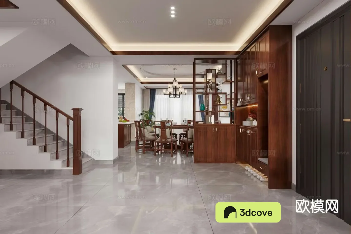 New Chinese style pick air passenger restaurant