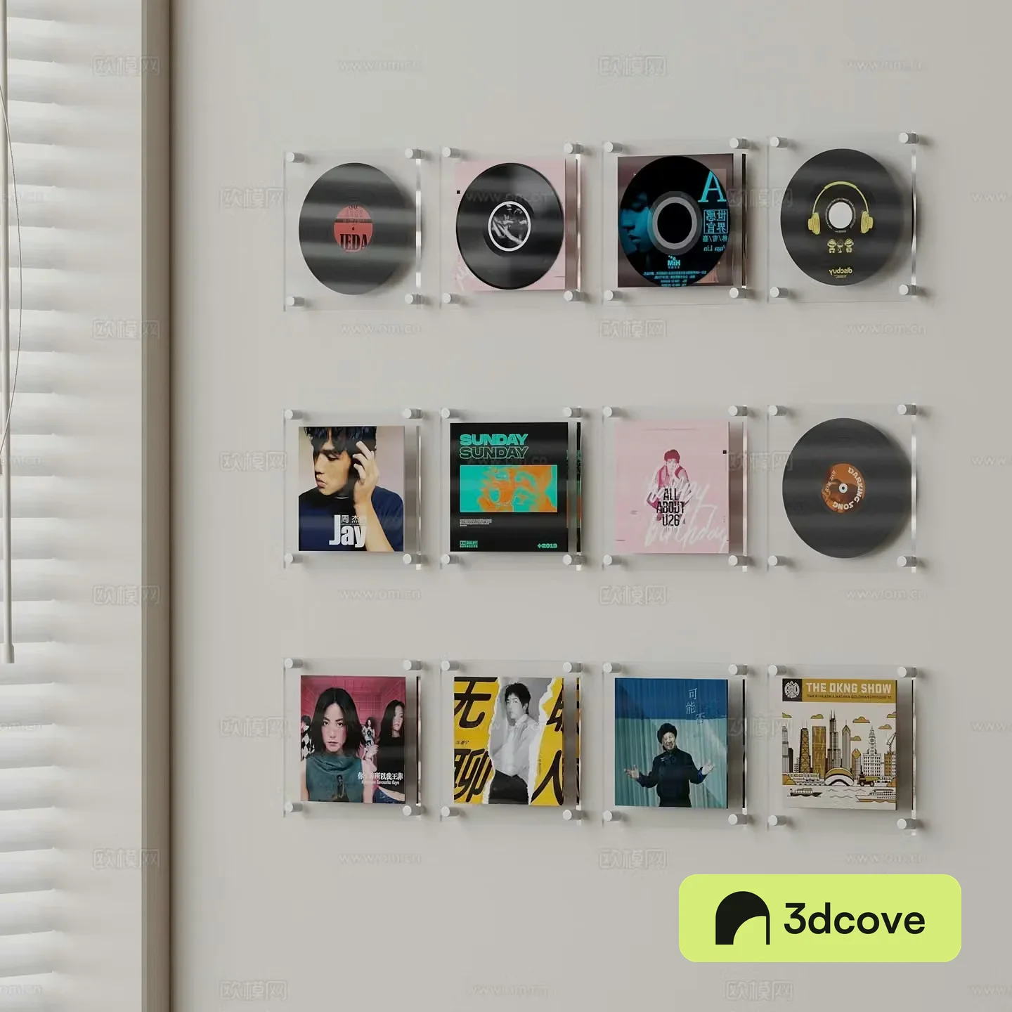 Modern disc record