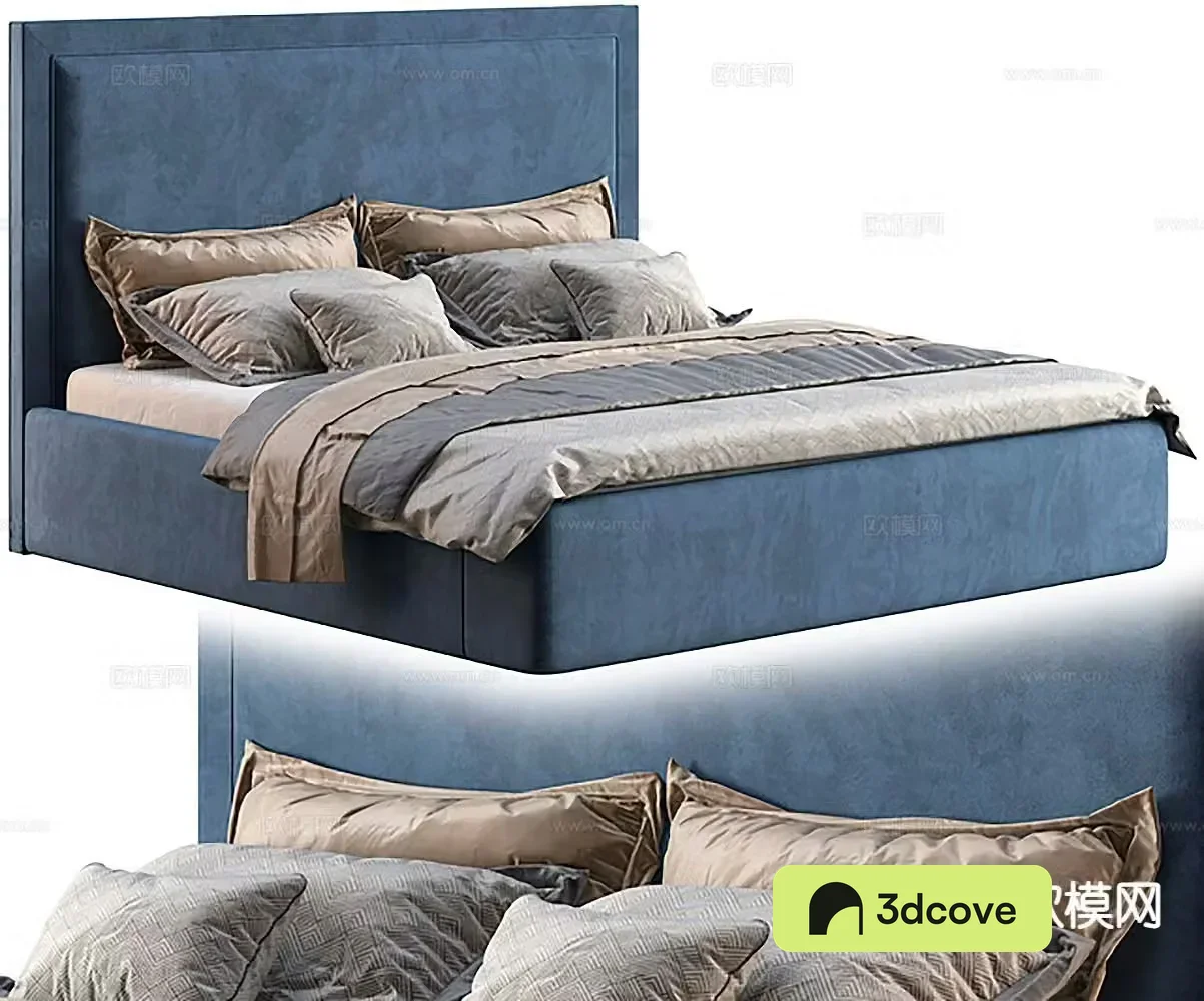 Modern double bed
