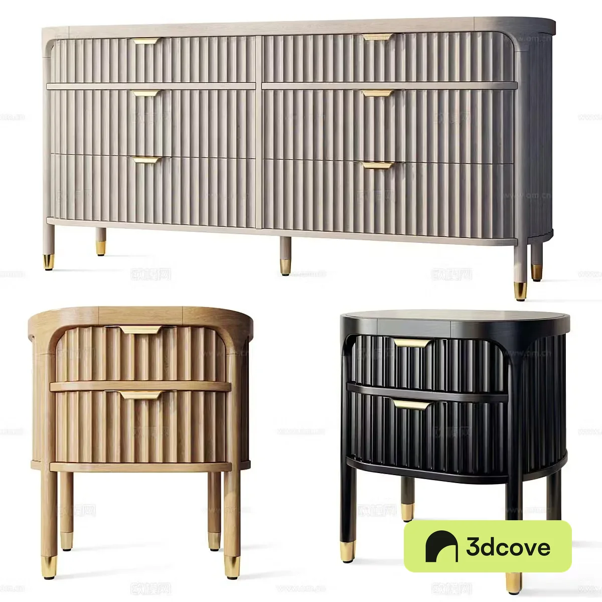 Modern entryway cabinet