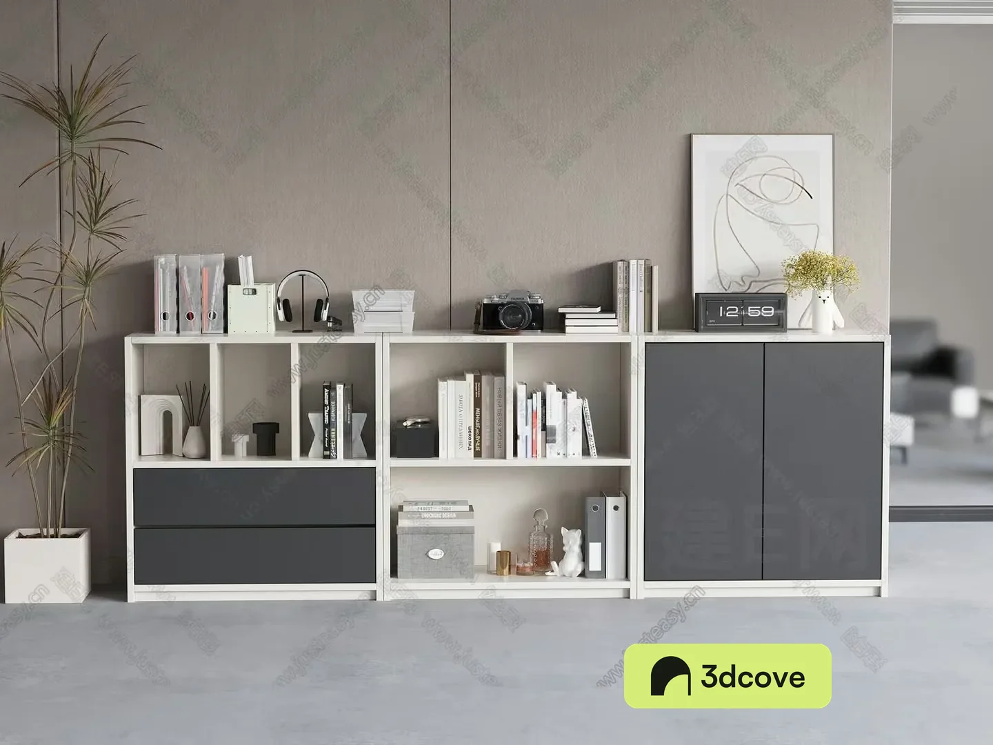 Modern Shelving Unit