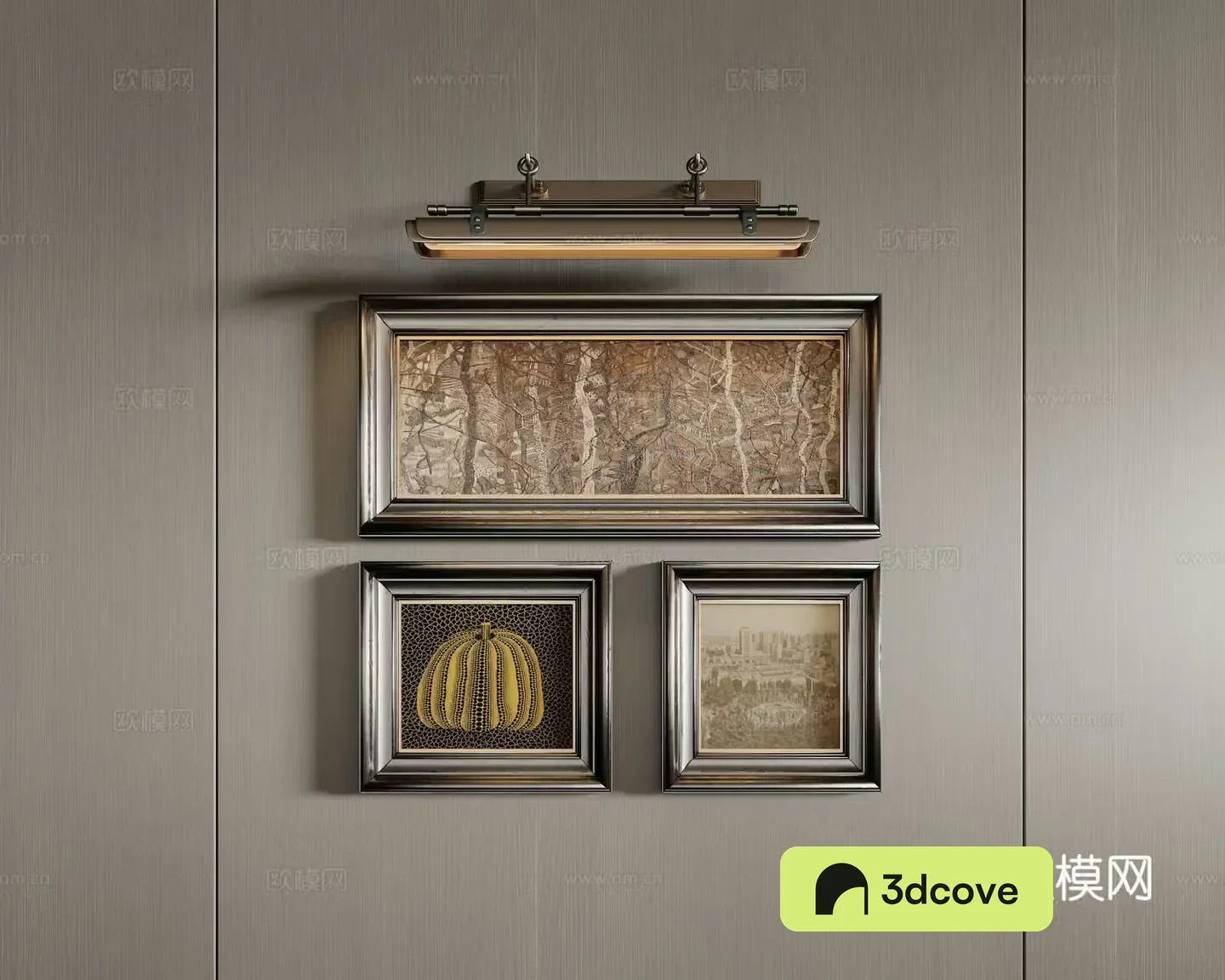 Medieval style decorative painting retro painting hanging painting