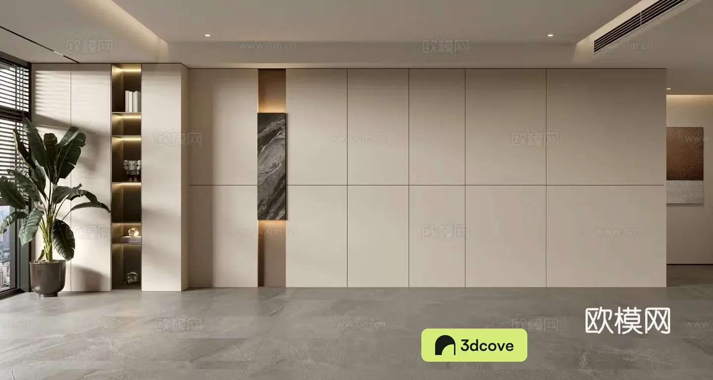 Modern sofa background wall