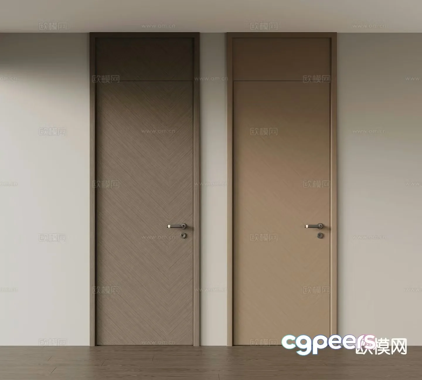 Italian entrance door single-open door interior door ceiling door 3D model