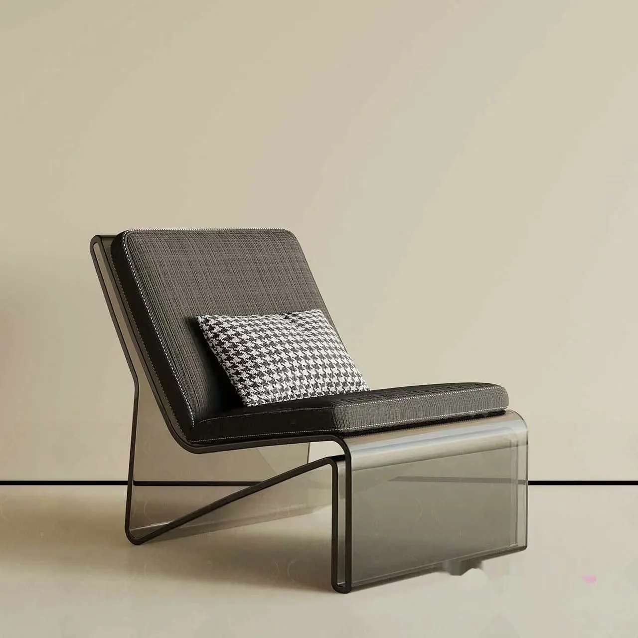 Modern Clear Chair 3D Model – 8407 – VRAY Render