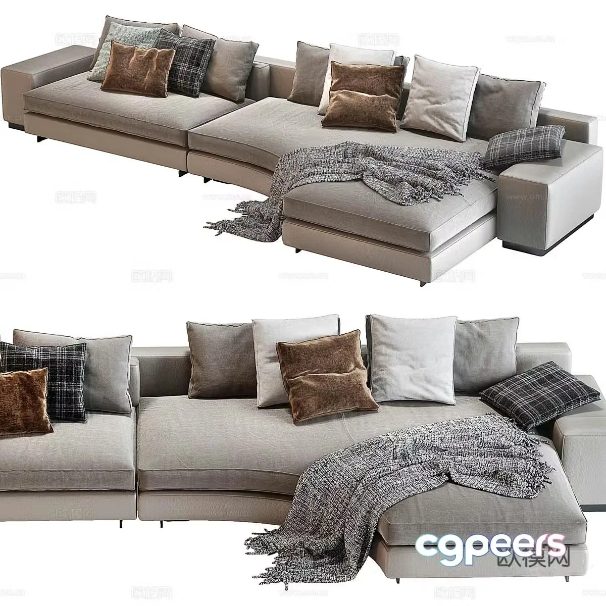 Corner sofa 3d model