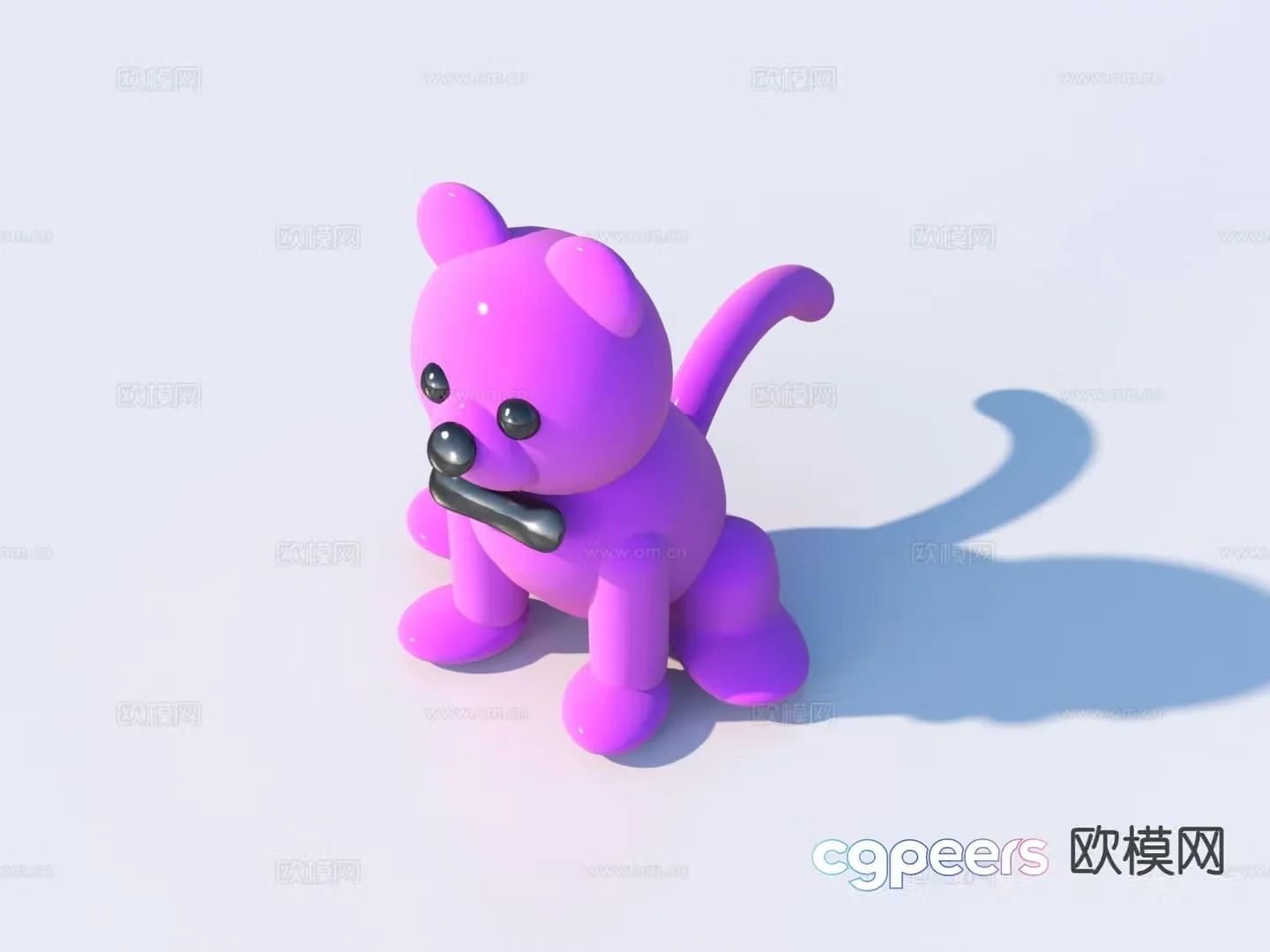 Cartoon toys animal doll 3d model