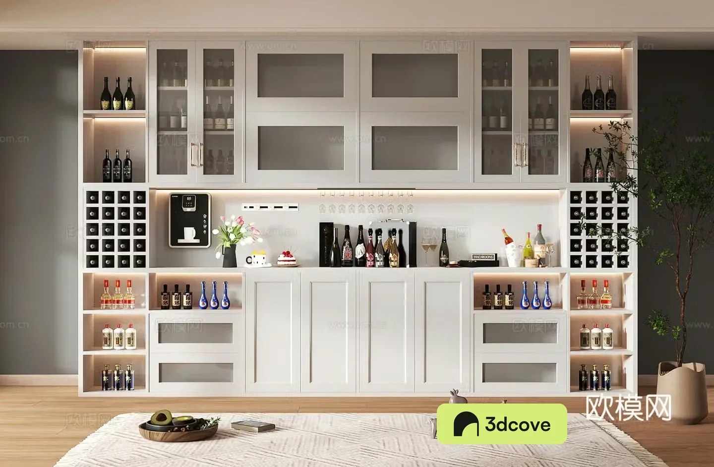 Wine cabinet design Wine cabinet red wine cabinet bar wine cabinet partition wine cabinet