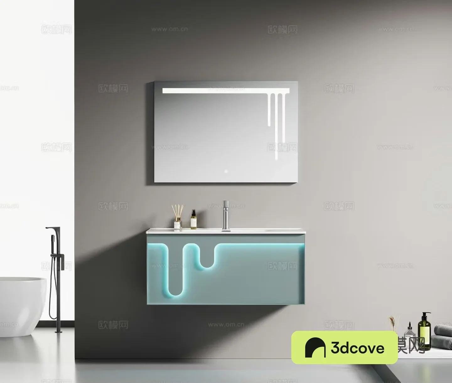 Nordic bathroom modern bathroom simple bathroom cabinet bathroom toilet
