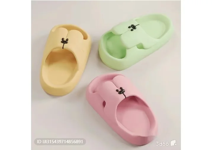 Soft Pastel-Colored Sandals 3D Model – 10075 – VRAY Render