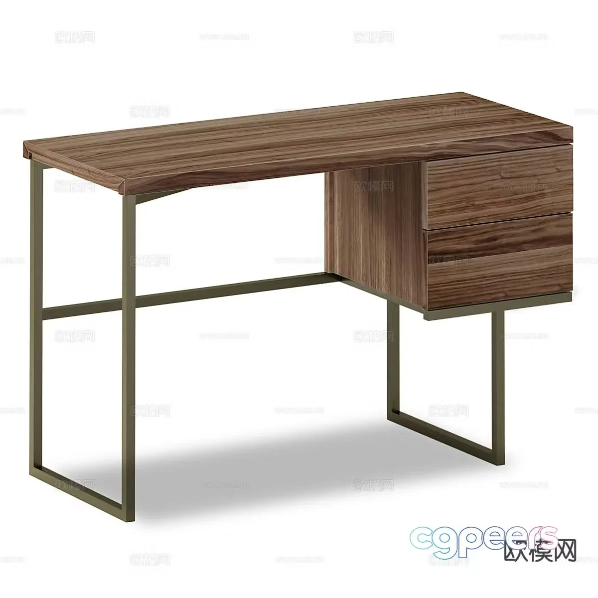 Nordic desk writing desk 3d model