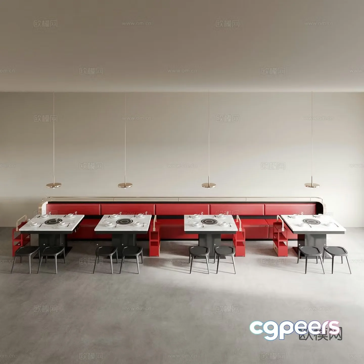 Card seat sofa dining table and chair living and dining table and chair dining table and chair wine table and chair combination 3D model
