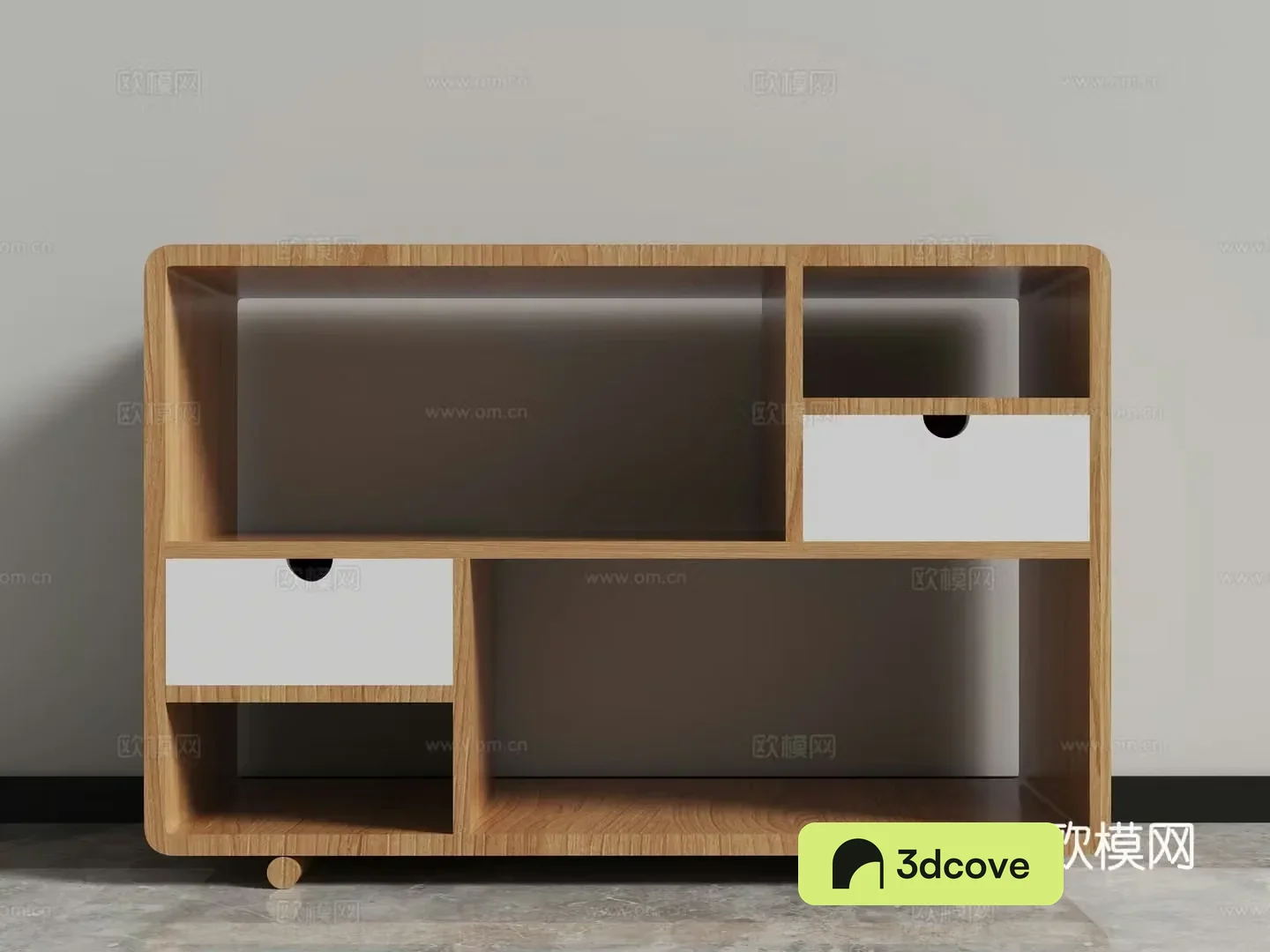 Log entrance cabinet storage cabinet