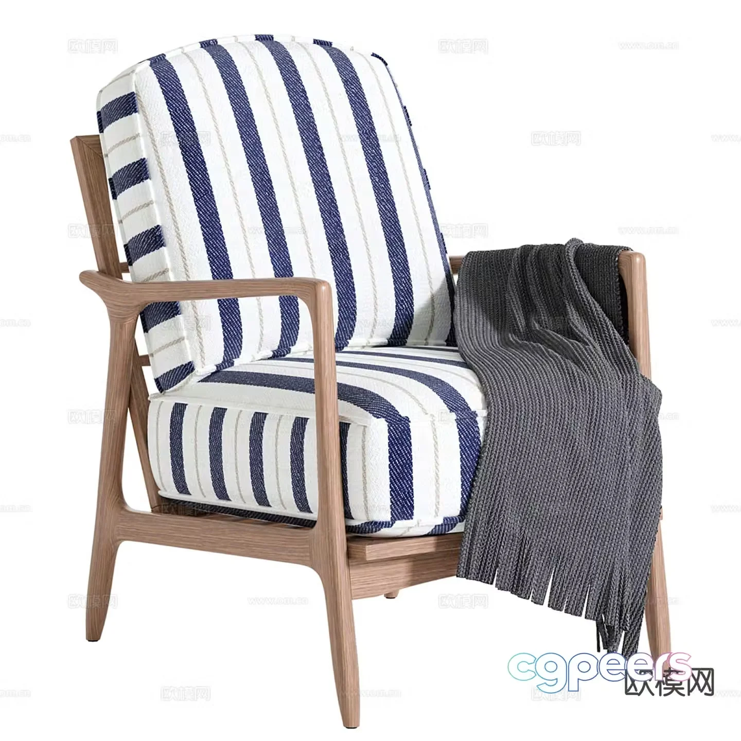 Eleonora outdoor chair armchair 3d model