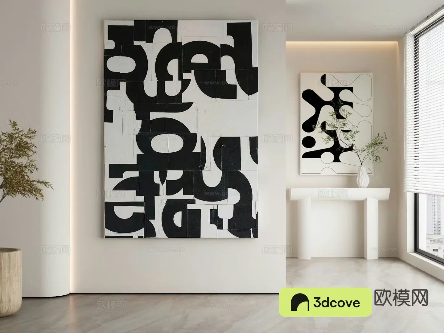 Modern art painting texture painting decorative painting